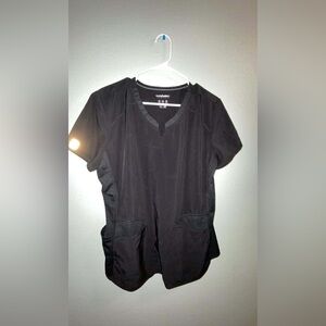 Scrubstar Women's Classic Black Short Sleeve Top